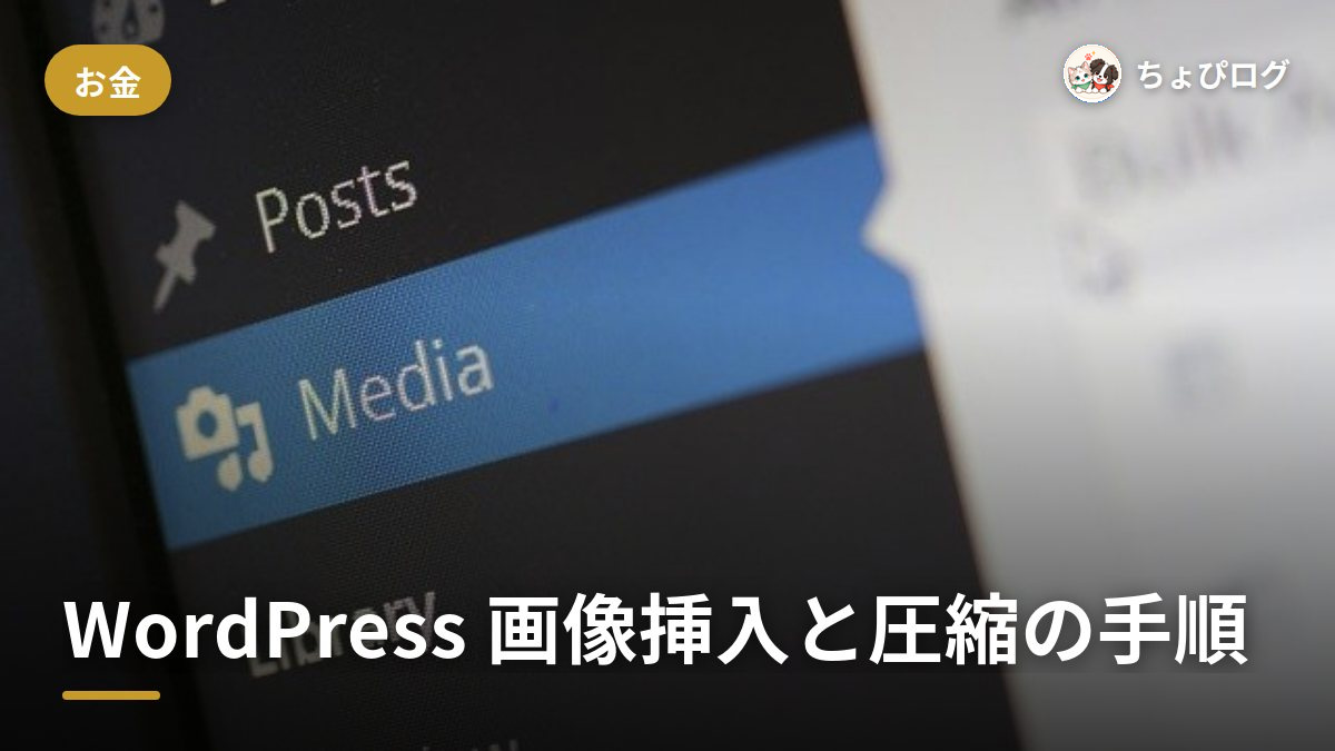 WordPressに画像を入れる手順、圧縮のやり方まで動画つきでのサムネイル