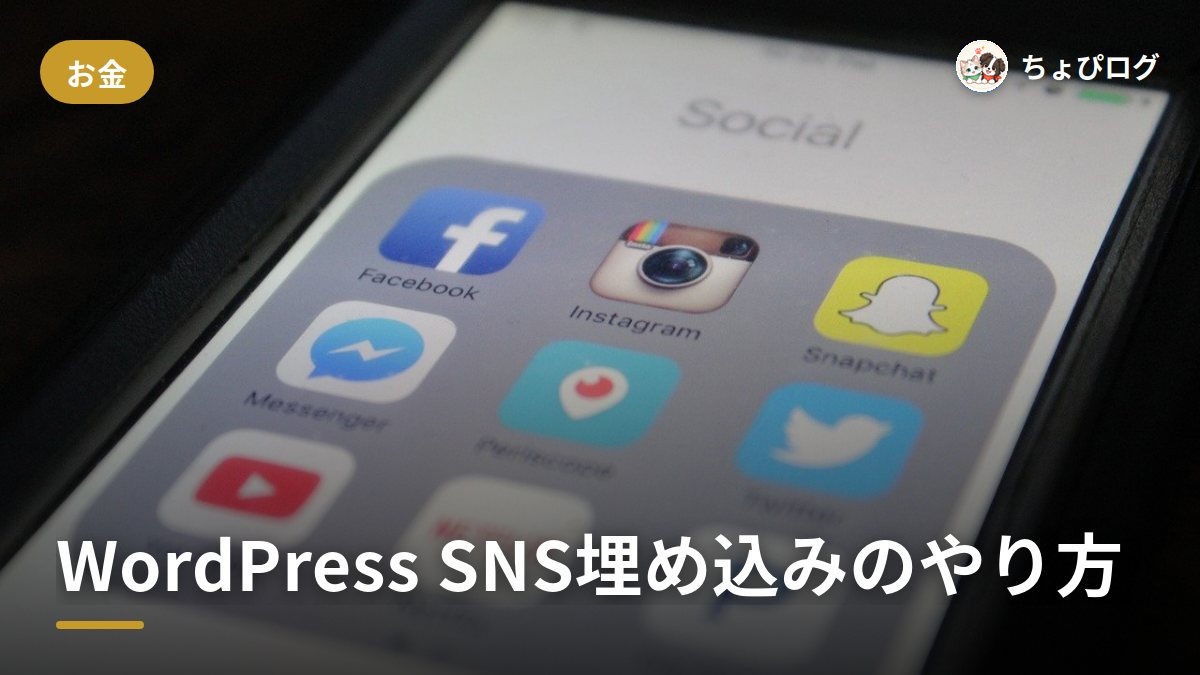 WordPressにInstagram・X・YouTubeを埋め込む、いちばん簡単なやり方のサムネイル