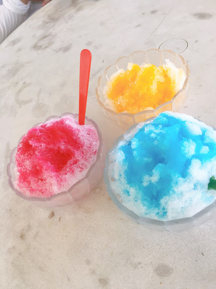 おぷゆう食堂のかき氷