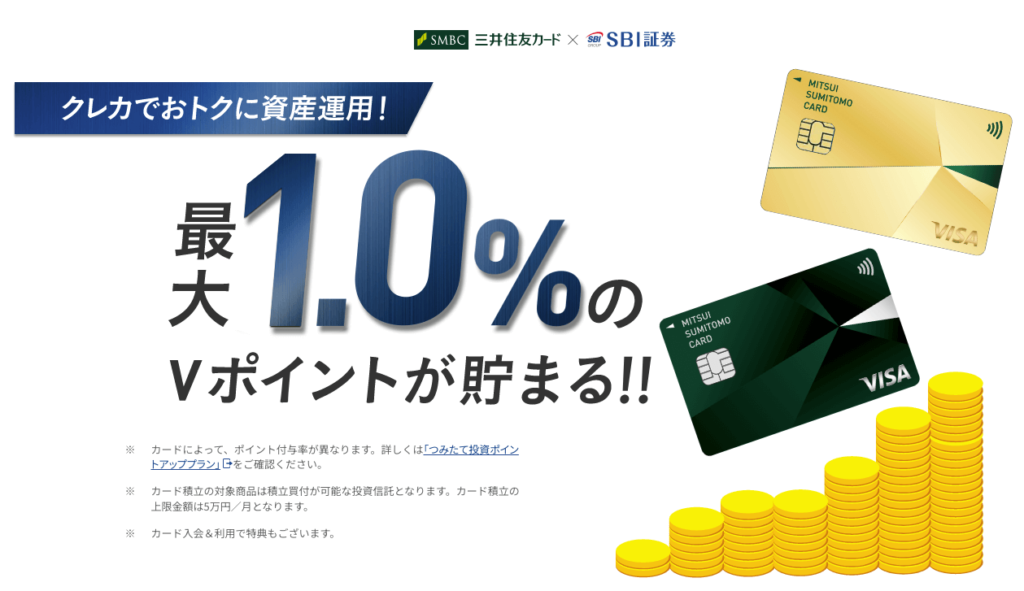 三井住友カードとSBI証券